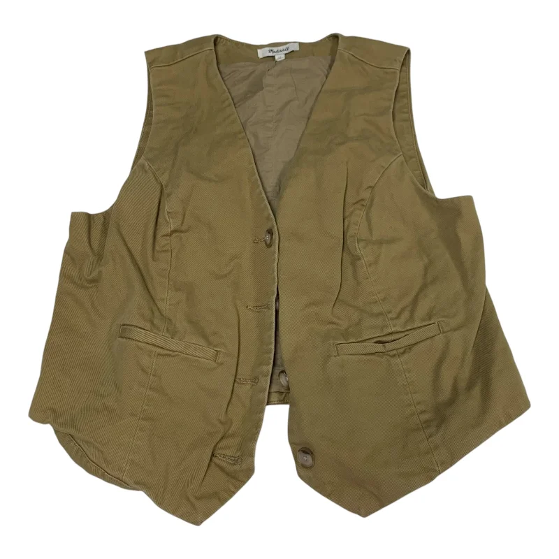 Men's Coats with Patchwork DesignsVest Other By Madewell In Beige, Size: L
