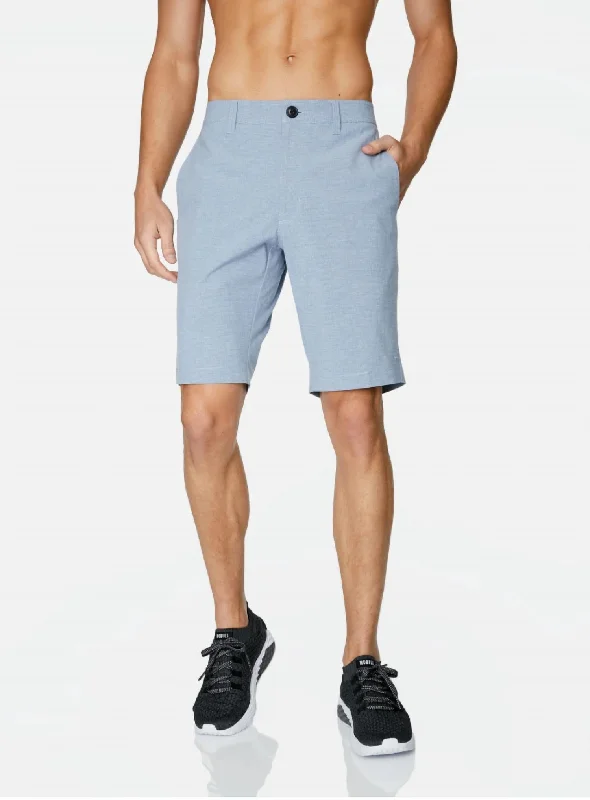 Quick-Dry Men's Beach and Swim ShortsIntertidal Hybrid Short In Light Blue