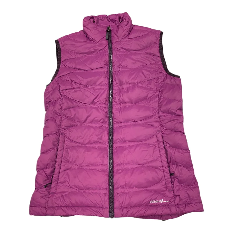 Men's Coats for Skinny MenVest Puffer & Quilted By Eddie Bauer In Purple, Size: S