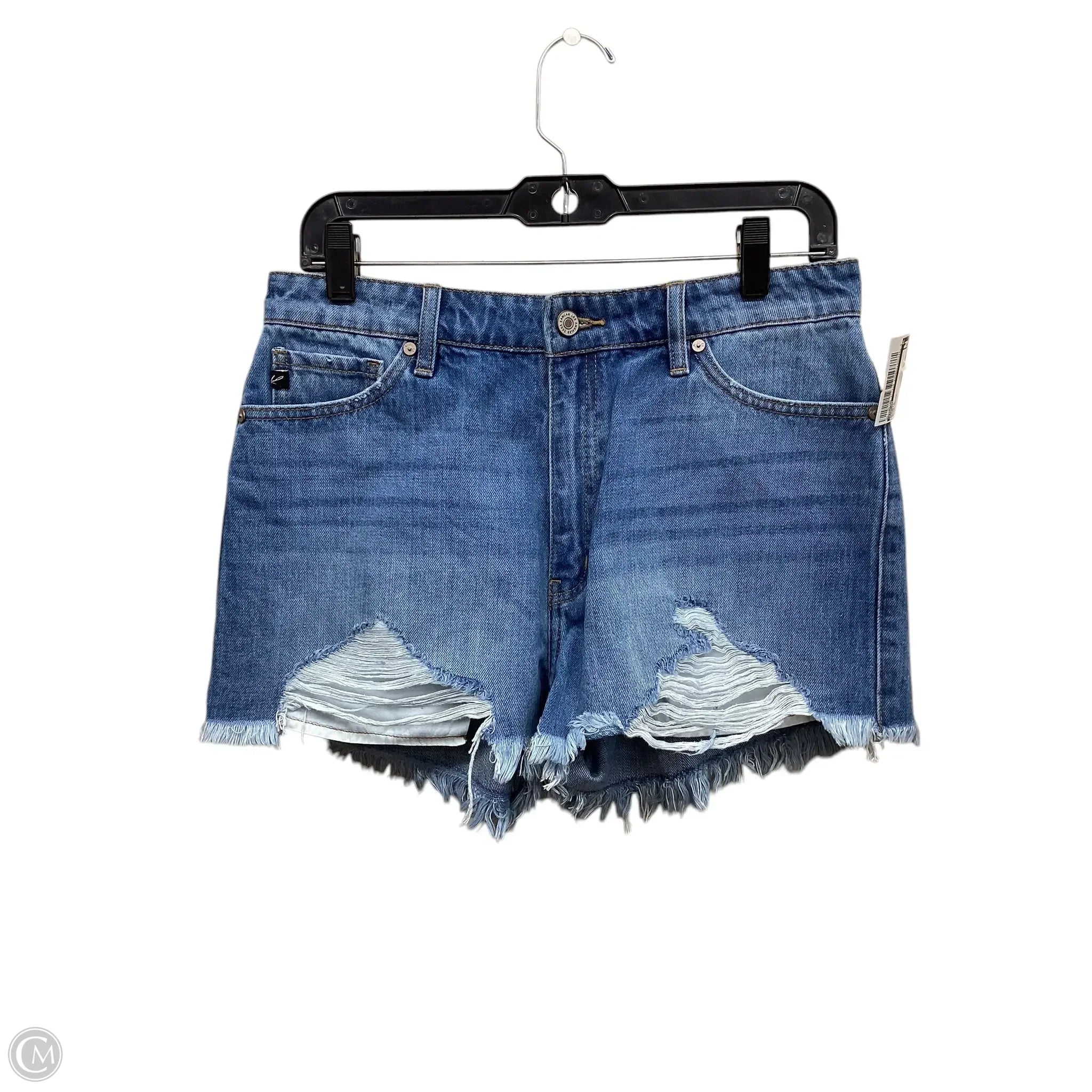 Short-Inseam Men's Dress and Chino ShortsShorts By Kancan In Blue Denim, Size: L