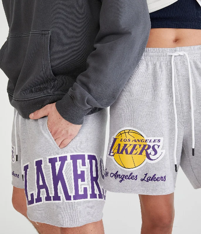 Athletic-Inspired Men's Workout and Running ShortsAeropostale Los Angeles Lakers Fleece Shorts 6" Athletic-Inspired Men's Workout and Running ShortsAeropostale Los Angeles Lakers Fleece Shorts 6"