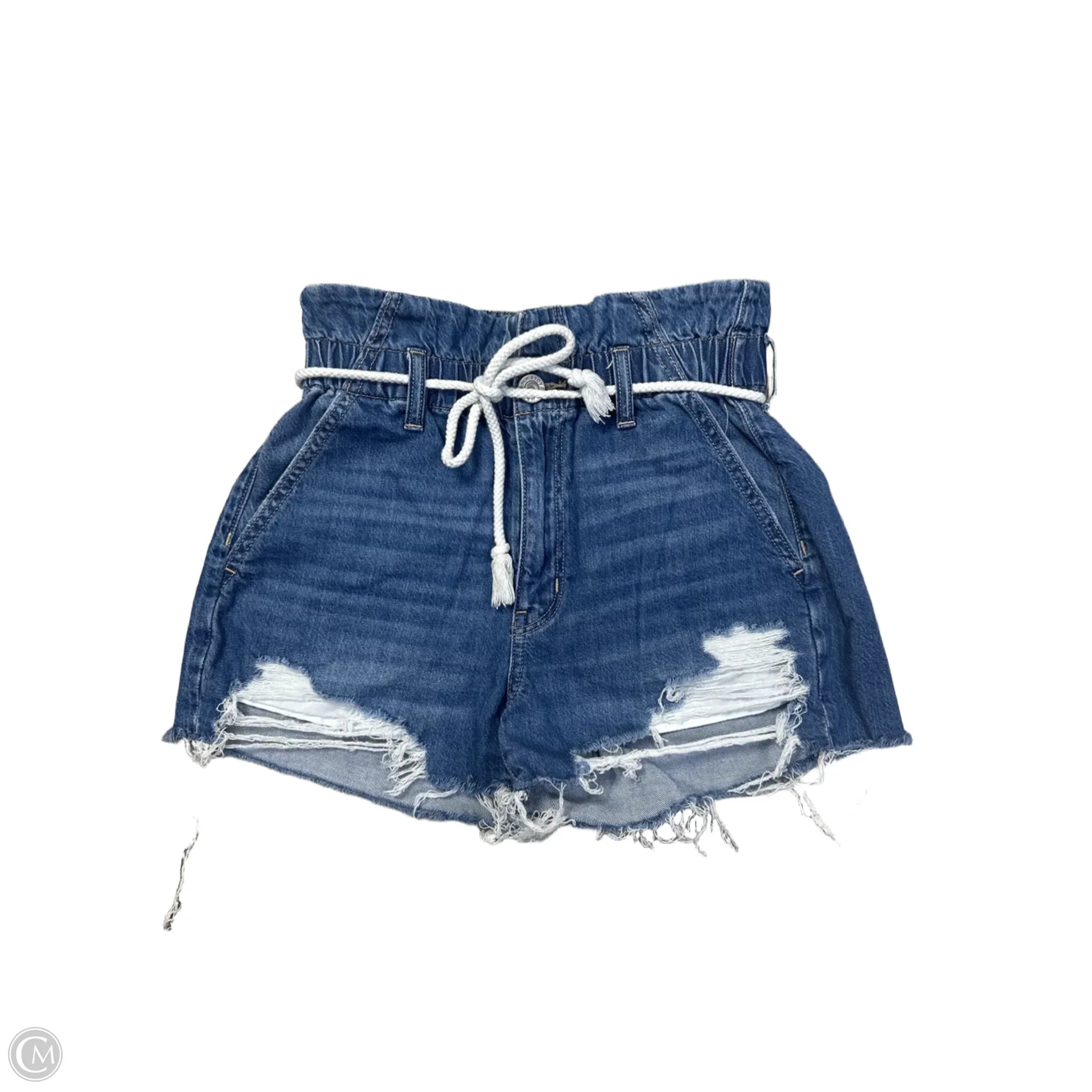 Comfort-Fit Men's Loungewear ShortsShorts By American Eagle In Blue Denim, Size: Xs
