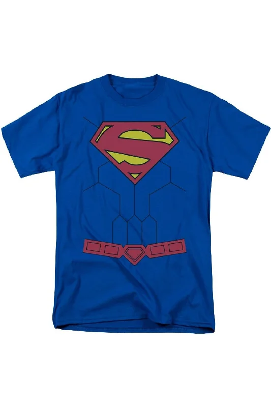 Men's Shirts with Double-Breasted DesignsSuperman New 52 Torso Short Sleeve Adult Tee / T-Shirt Men's Shirts with Double-Breasted DesignsSuperman New 52 Torso Short Sleeve Adult Tee / T-Shirt