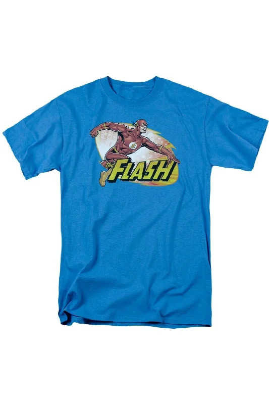 Men's Flowy Shirts for a Relaxed LookJustice League of America Flash Zoom Short Sleeve Adult Tee / T-Shirt Men's Flowy Shirts for a Relaxed LookJustice League of America Flash Zoom Short Sleeve Adult Tee / T-Shirt