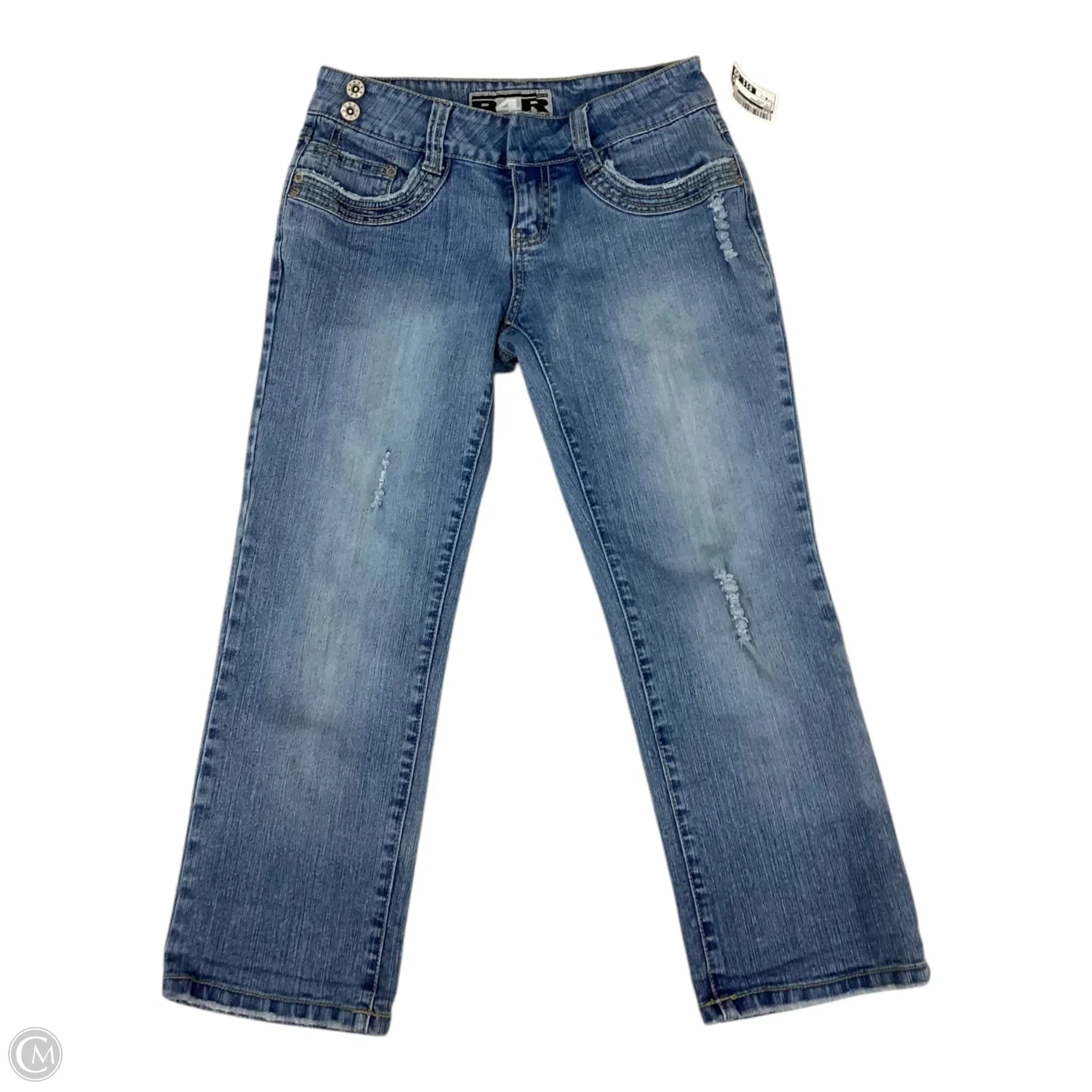 Men's Jeans in Unique PatternsJeans Cropped By Rave In Blue Denim, Size: 5