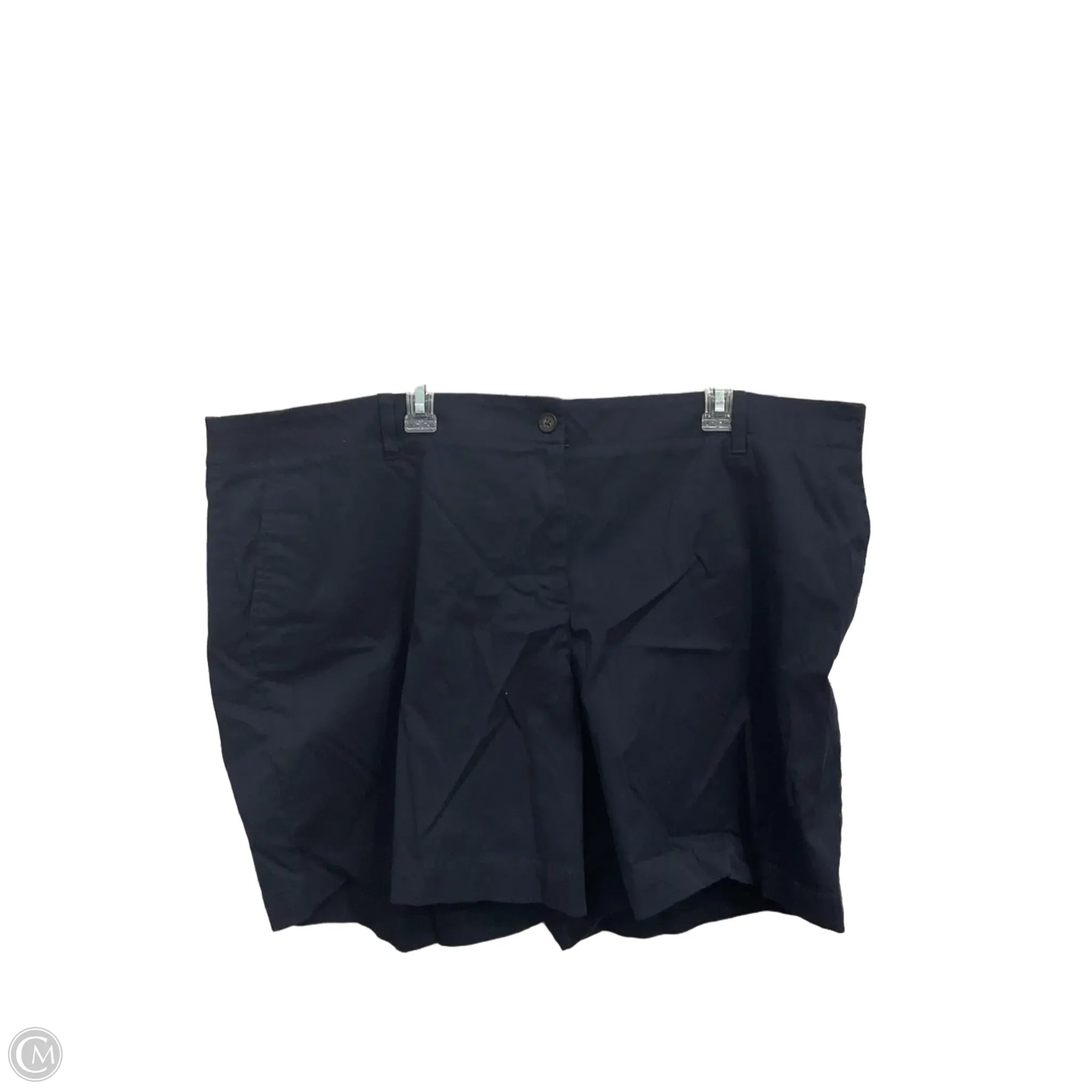 Men's Machine-Washable Casual ShortsShorts By Talbots In Navy, Size: 22