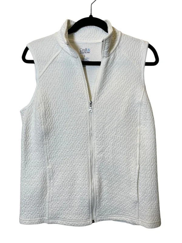 Winter-Ready Men's CoatsVest Other By Croft And Barrow In White, Size: S
