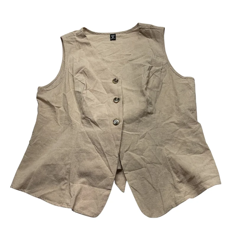 Men's Coats for Every OccasionVest Other By Shein In Beige, Size: 2x