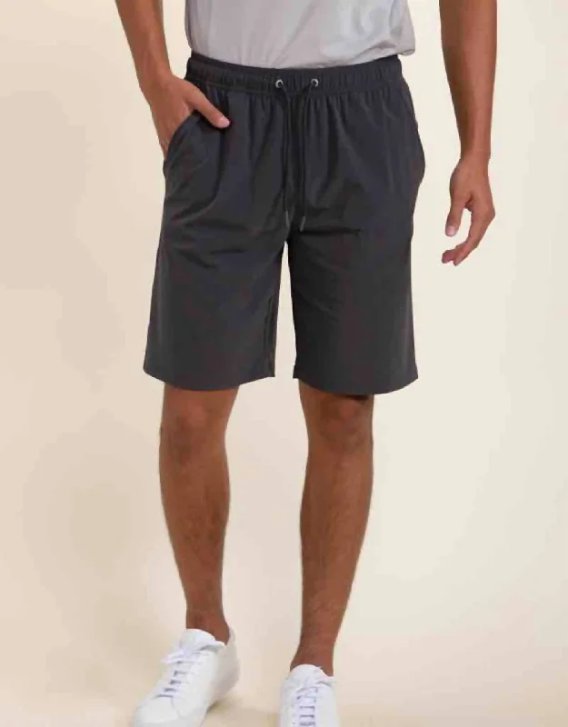 Fashion-Forward Men's Pattern ShortsLiam Active Short In Dark Grey