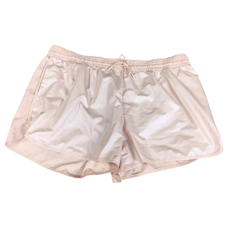 Men's Cozy Flannel Shorts for WinterAthletic Shorts By Avia In Pink, Size: 2x