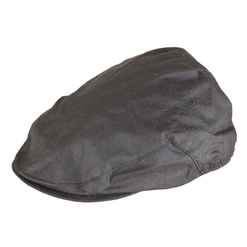 Waterproof Fishing HatsHW31 - Wax Flat Cap - BROWN