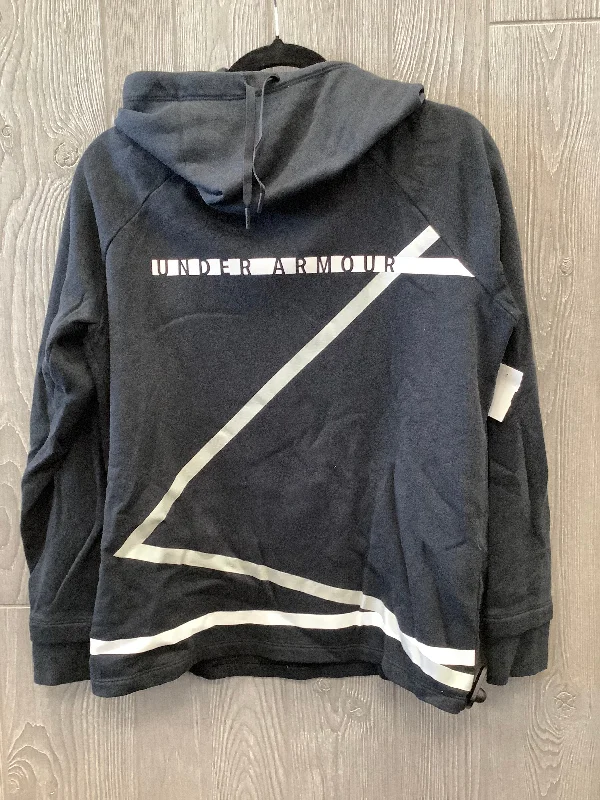 Men's Hoodies for SkiingAthletic Sweatshirt Hoodie By Under Armour In Black, Size: M