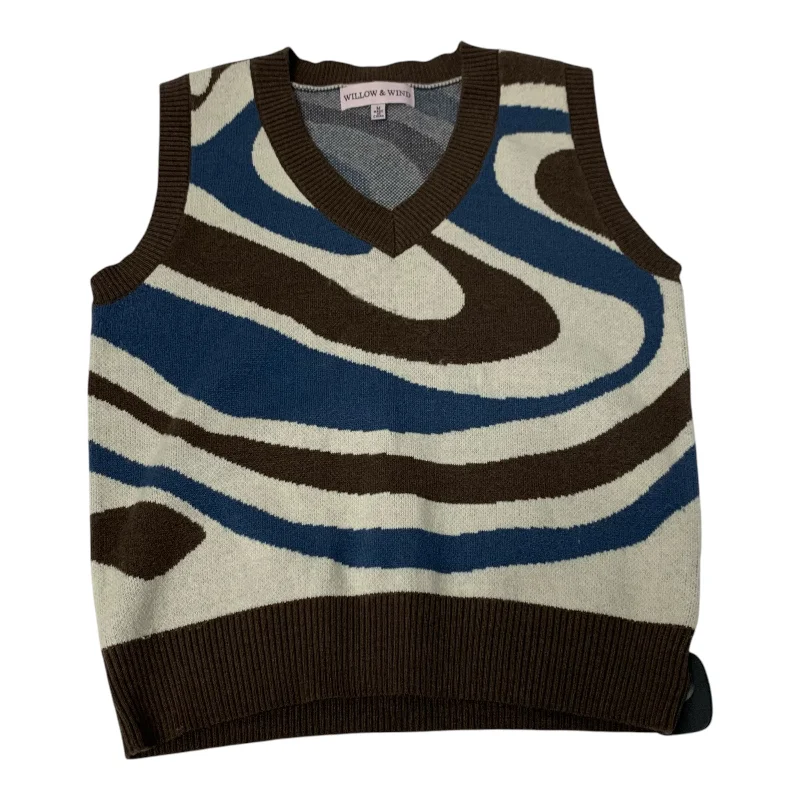 Essential Men's Puffer JacketsVest Sweater By Willow & Wind In Multi-colored, Size: M Essential Men's Puffer JacketsVest Sweater By Willow & Wind In Multi-colored, Size: M