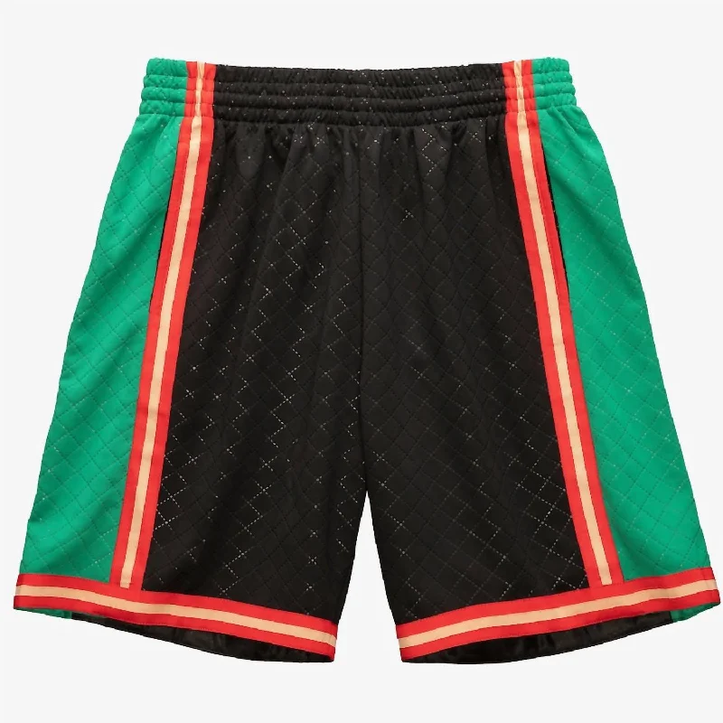 All-Around Men's Versatile Casual ShortsMen's Neapolitan Swingman La Lakers Shorts In Black All-Around Men's Versatile Casual ShortsMen's Neapolitan Swingman La Lakers Shorts In Black