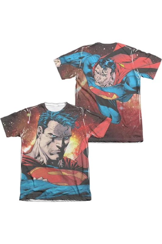Men's Shirts with French CuffsSuperman Determination (Front/Back Print) Adult Poly/Cotton Short Sleeve Tee / T-Shirt Men's Shirts with French CuffsSuperman Determination (Front/Back Print) Adult Poly/Cotton Short Sleeve Tee / T-Shirt