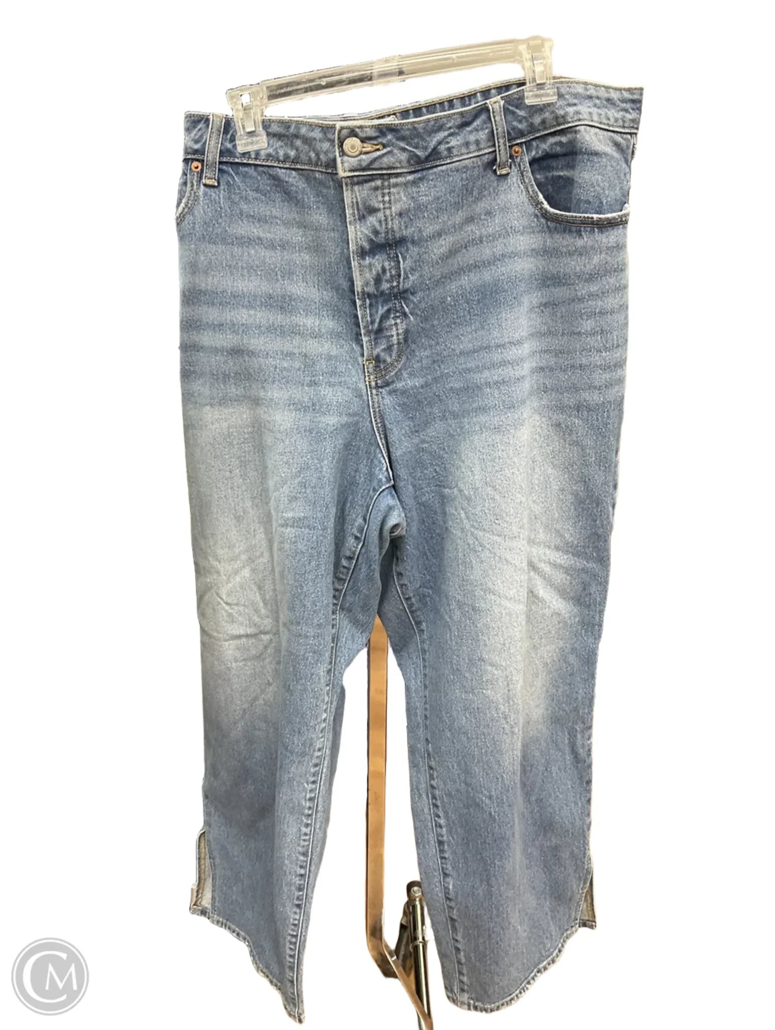 Men's Jeans with RipsJeans Straight By Old Navy In Blue Denim, Size: 24