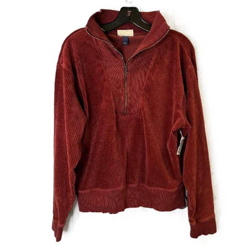 Men's Hoodies with Adjustable SleevesSweatshirt Crewneck By Universal Thread In Red, Size: L Men's Hoodies with Adjustable SleevesSweatshirt Crewneck By Universal Thread In Red, Size: L