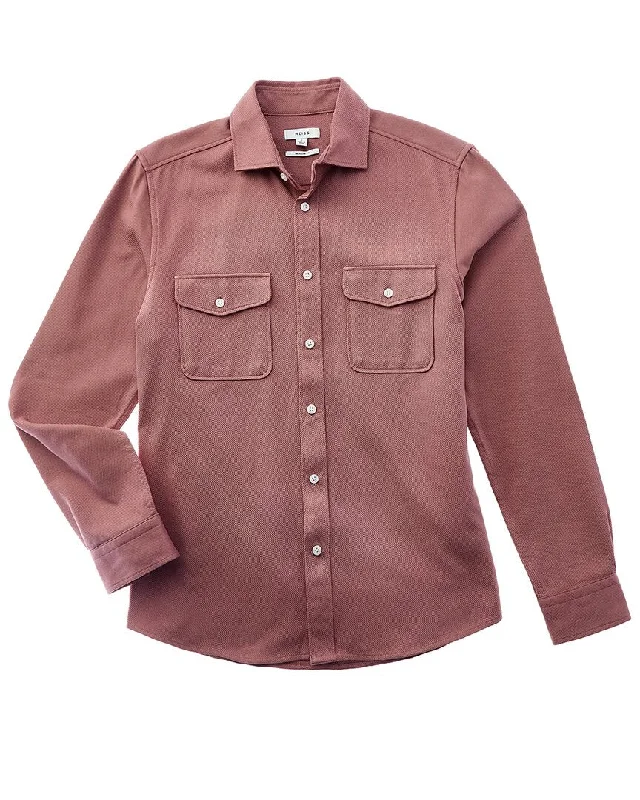 Men's Smart Casual Shirts for Business Casual SettingsReiss Arlo Textured Canvas Shirt