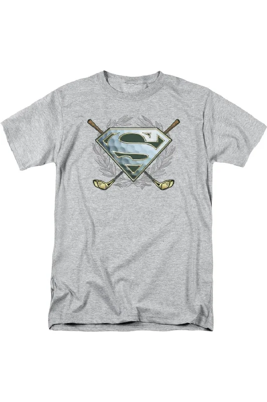 Men's Shirts with Geometric PatternsSuperman Fore! Short Sleeve Adult Tee / T-Shirt