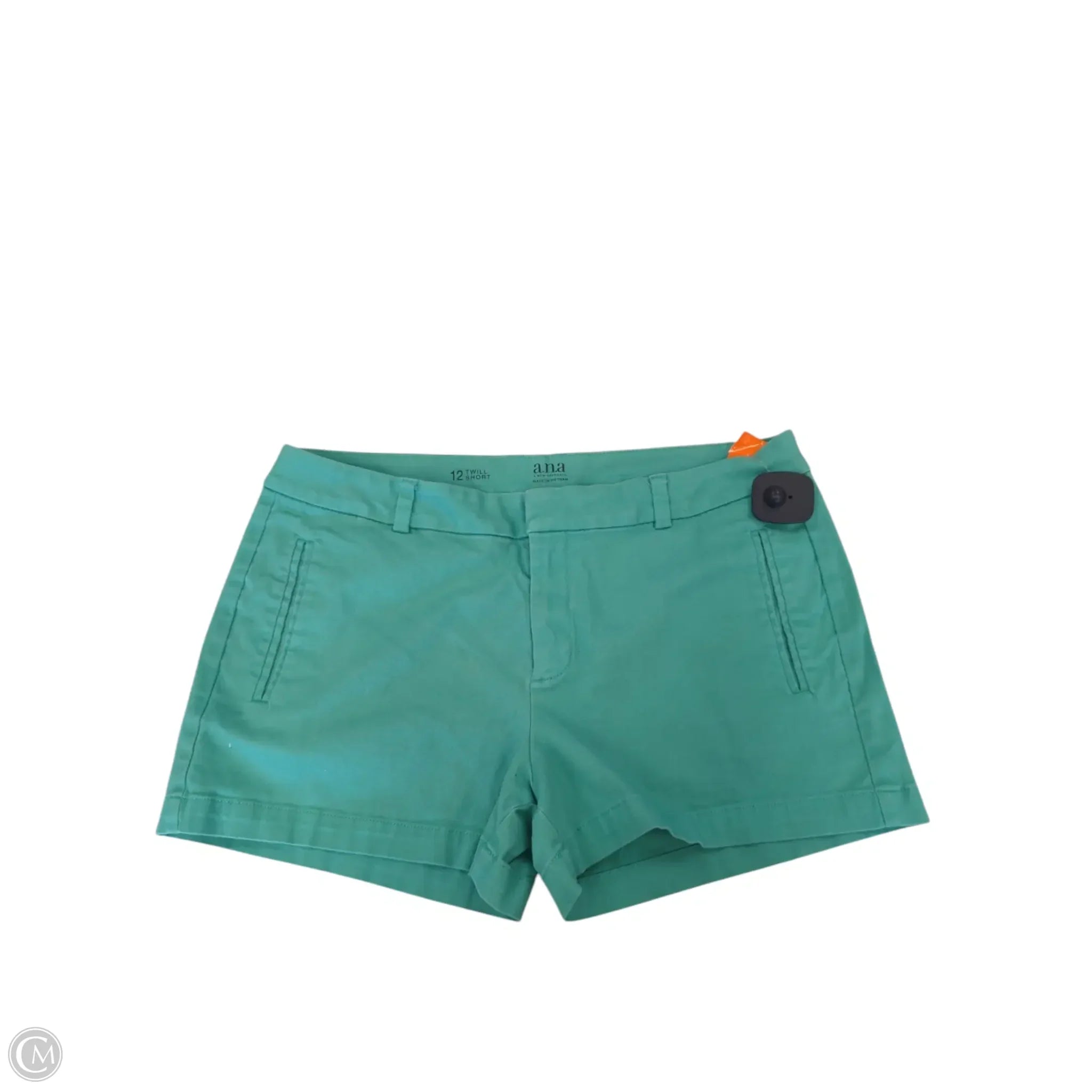 Dressy and Polished Men's Tailored Dress ShortsShorts By Ana In Green, Size: 12