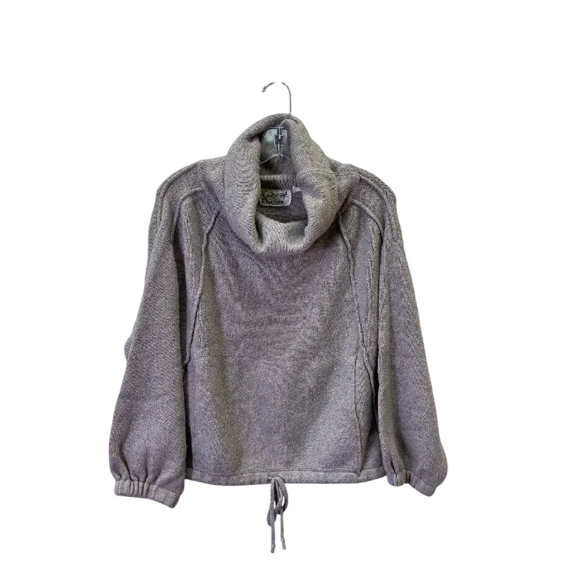 Lightweight Men's Running HoodiesSweatshirt Collar By Field Flower In Taupe, Size:Sp Lightweight Men's Running HoodiesSweatshirt Collar By Field Flower In Taupe, Size:Sp