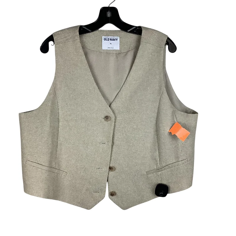 Men's Coats with VentilationVest Other By Old Navy In Tan, Size: Xl