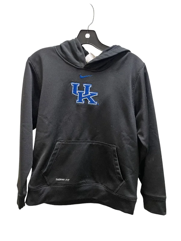 Men's Hoodies for Every OccasionAthletic Sweatshirt Hoodie By Nike Apparel In Black, Size: L