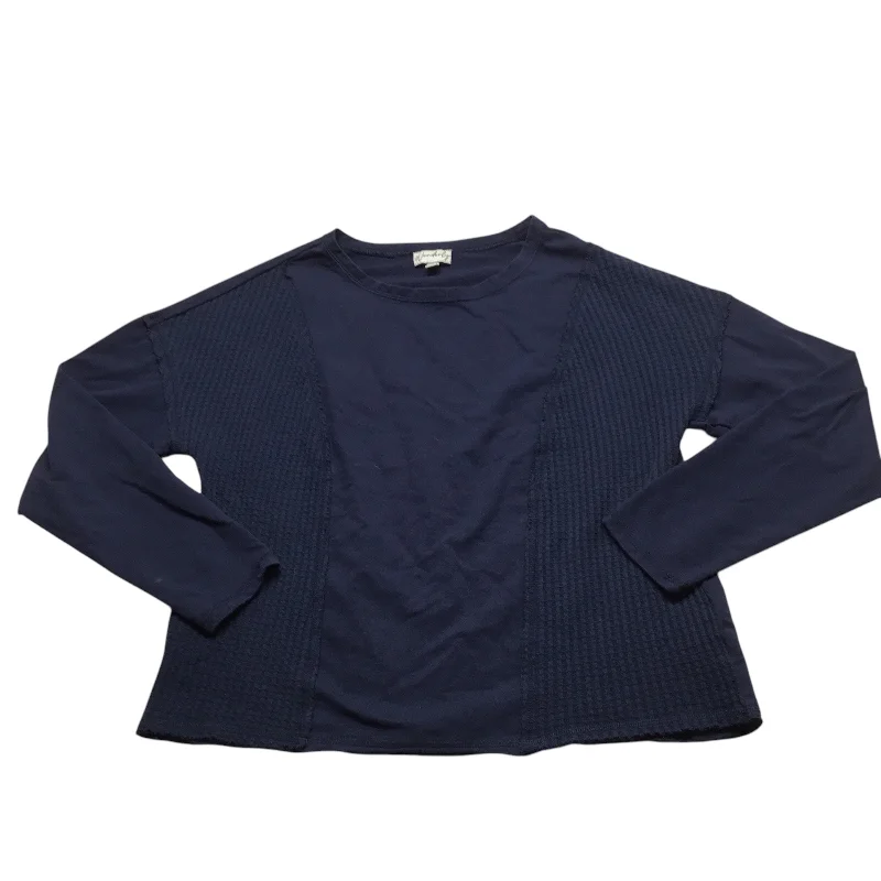 Men's Hoodies for Mild WeatherSweatshirt Crewneck By Wonderly In Navy, Size: M