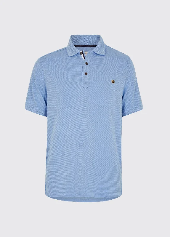 Men's Shirts with Checkered PatternsMorrison Polo - Light Sky
