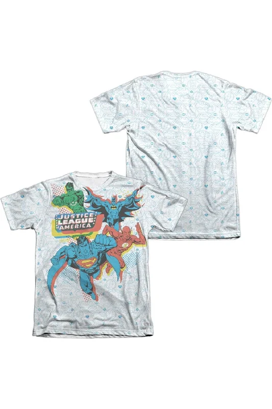 Men's Shirts for FishingJustice League of America Off Register (Front/Back Print) Adult 65/35 Poly/Cotton Short Sleeve Tee / T-Shirt Men's Shirts for FishingJustice League of America Off Register (Front/Back Print) Adult 65/35 Poly/Cotton Short Sleeve Tee / T-Shirt