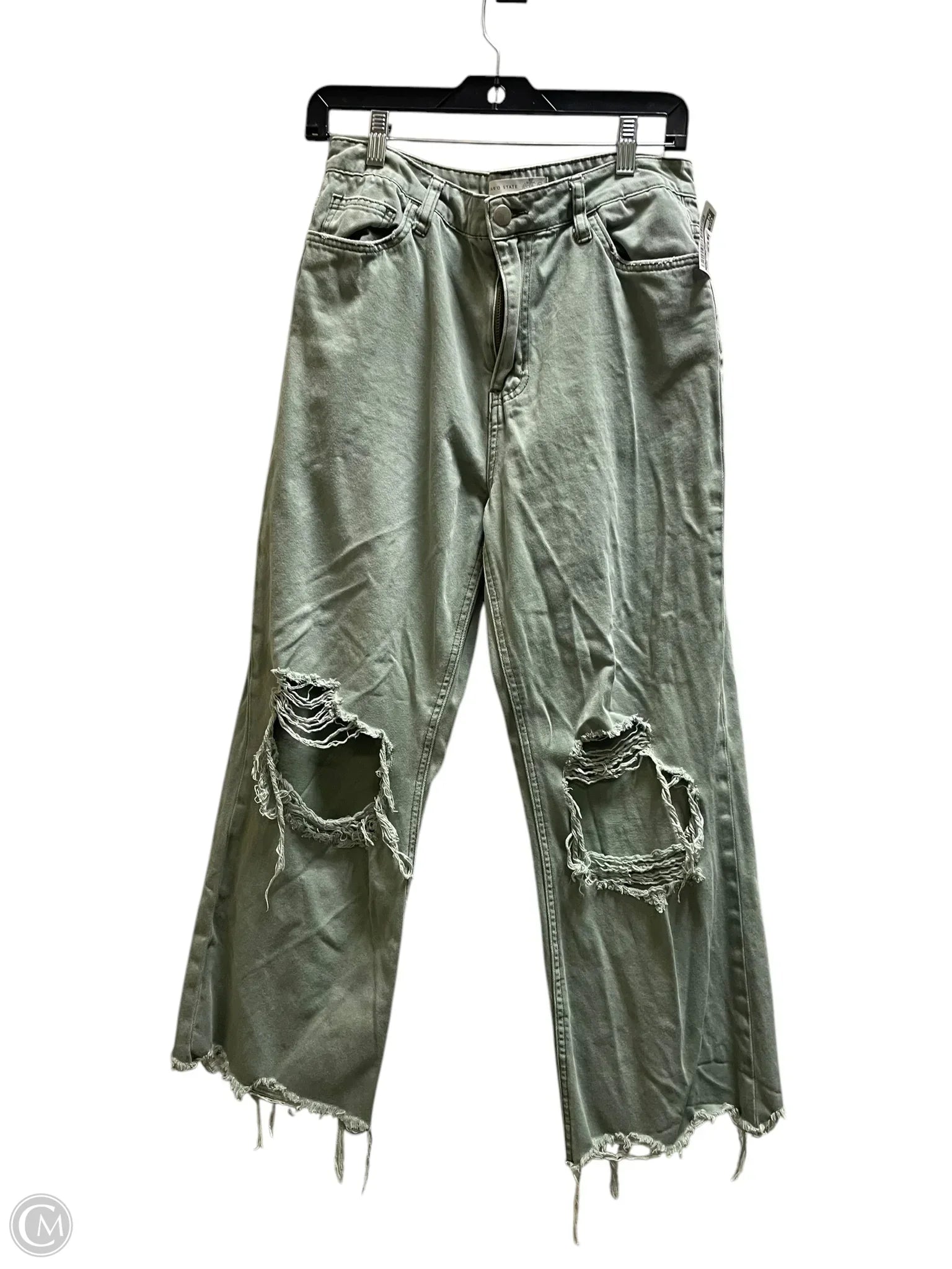 Relaxed-Fit Men's JeansJeans Wide Leg By Altard State In Green, Size: 8