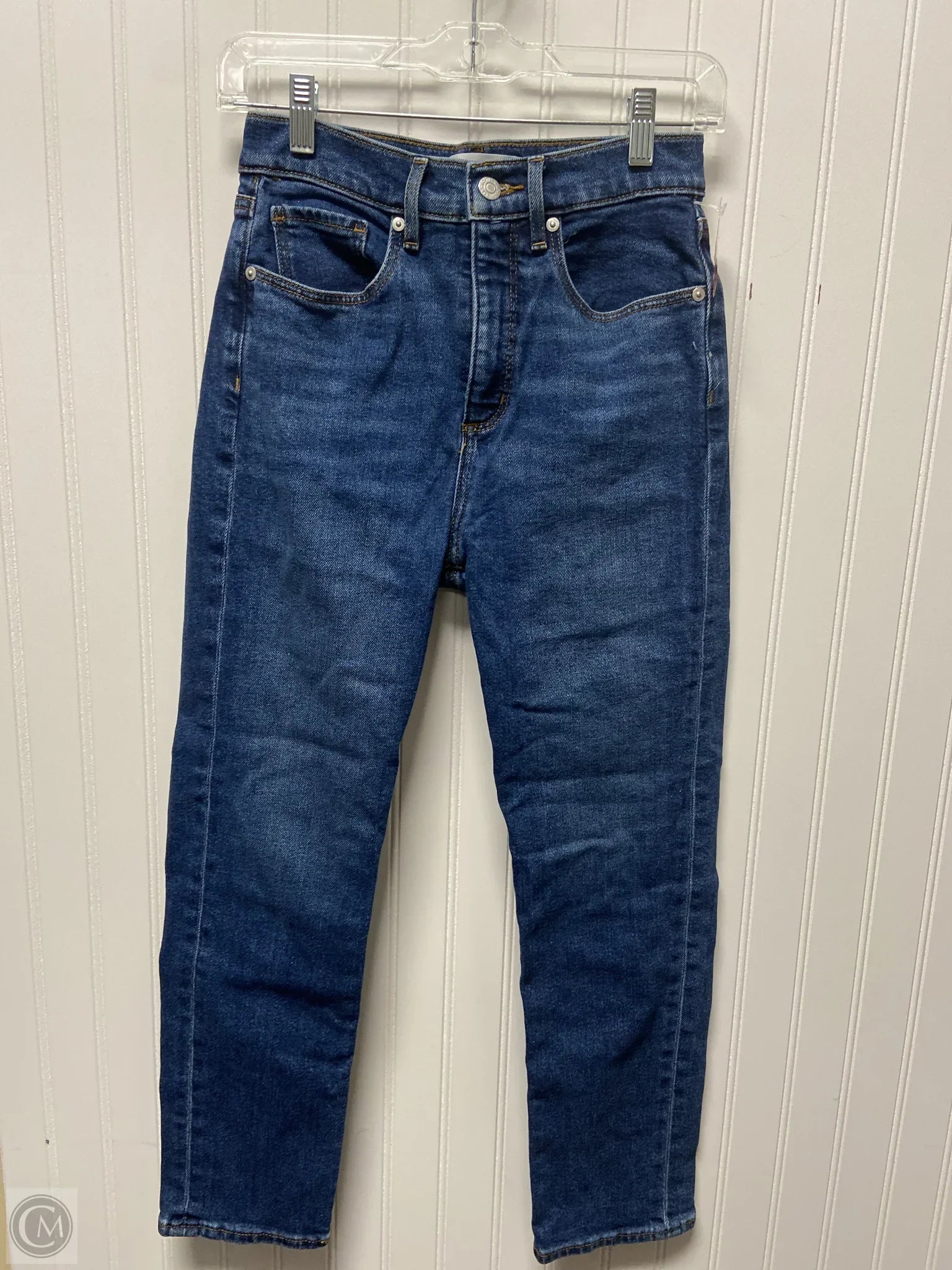 High-Waisted Bootcut Men's JeansJeans Straight By Loft In Blue Denim, Size: 0