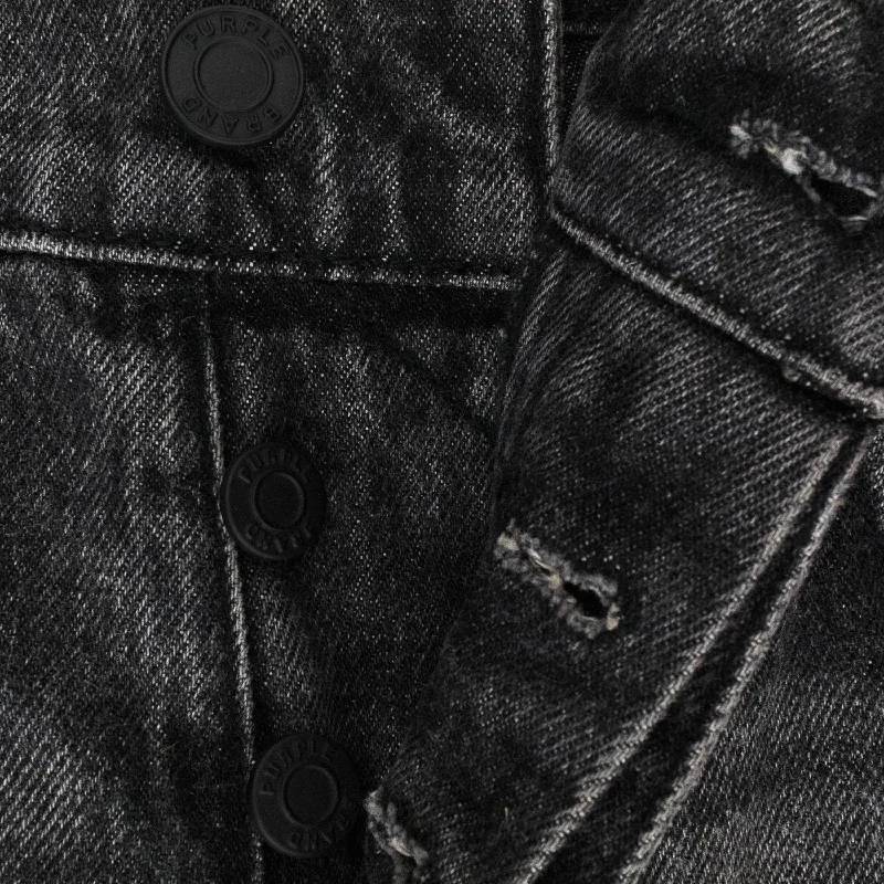 Men's Jeans for SportsEMBOSSED DENIM BLACK SKINNY JEANS