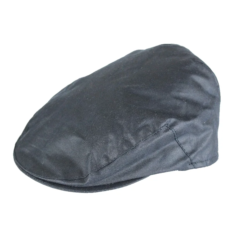 Youth Baseball HatsHW31 - Wax Flat Cap - NAVY