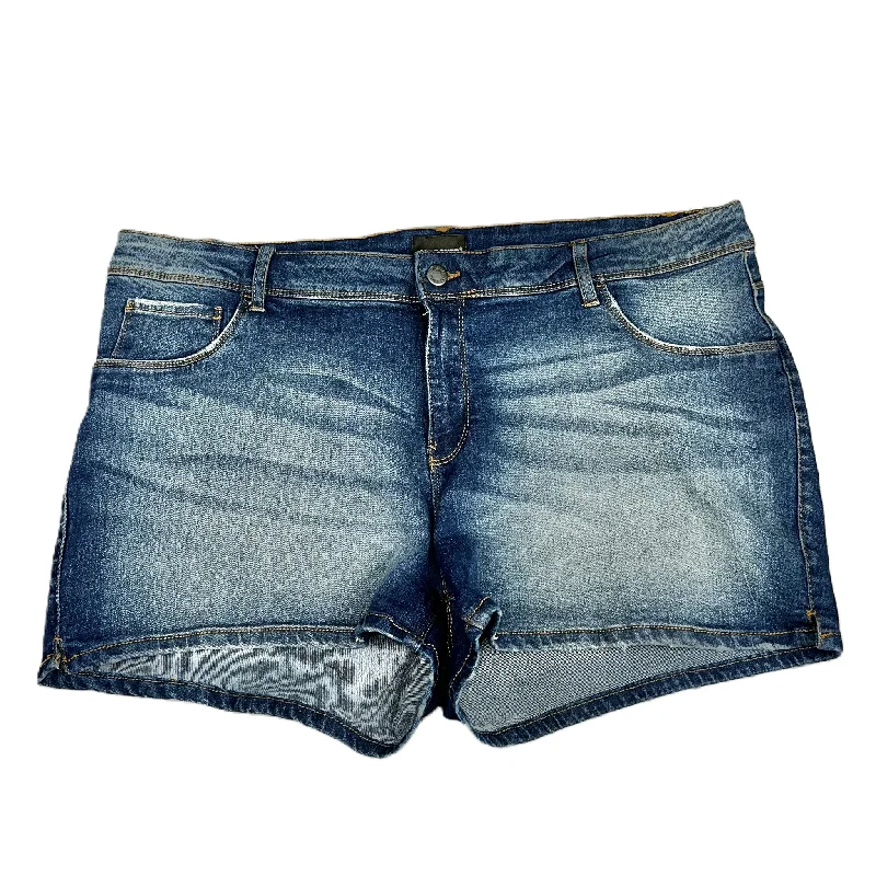 Durable Construction Men's Cargo ShortsBlue Denim Shorts By Joe Boxer, Size: 18w