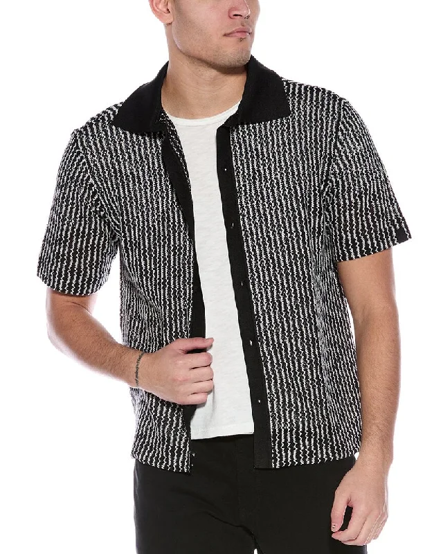 Men's Slim-Fit Shirts for a Flattering Shaperag & bone Payton Crochet Shirt
