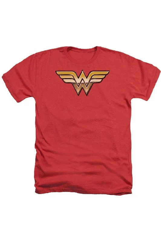 Men's Shirts with Pocket SquaresJustice League of America Golden Adult Heather Tee / T-Shirt Men's Shirts with Pocket SquaresJustice League of America Golden Adult Heather Tee / T-Shirt