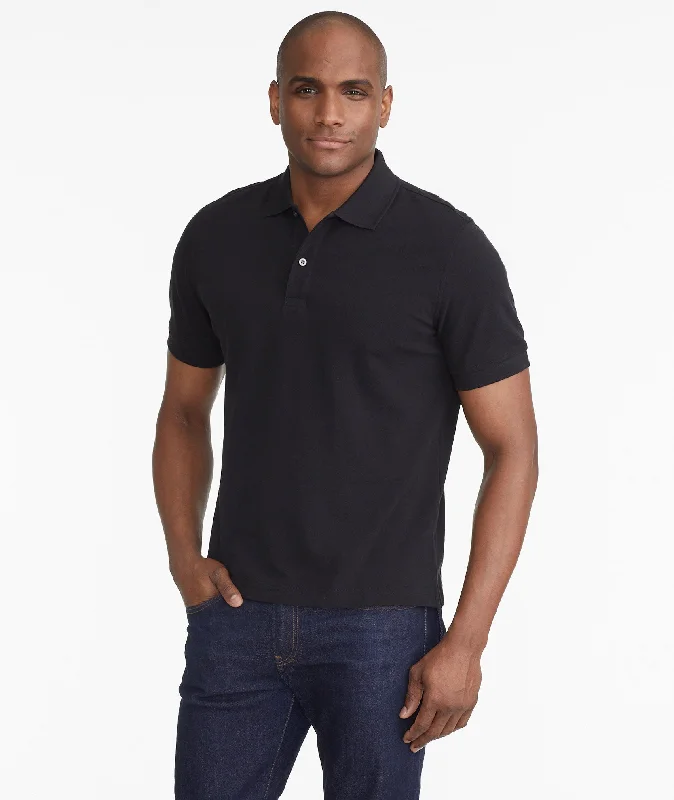 Warm Men's Fleece-Lined TopsClassic Pique Polo