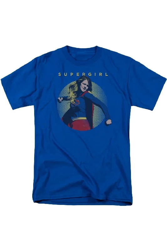 Stylish Men's HenleysSupergirl Classic Hero Short Sleeve Adult Tee / T-Shirt