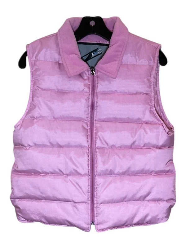 Men's Coats with ZippersVest Puffer & Quilted By Clothes Mentor In Pink, Size: M