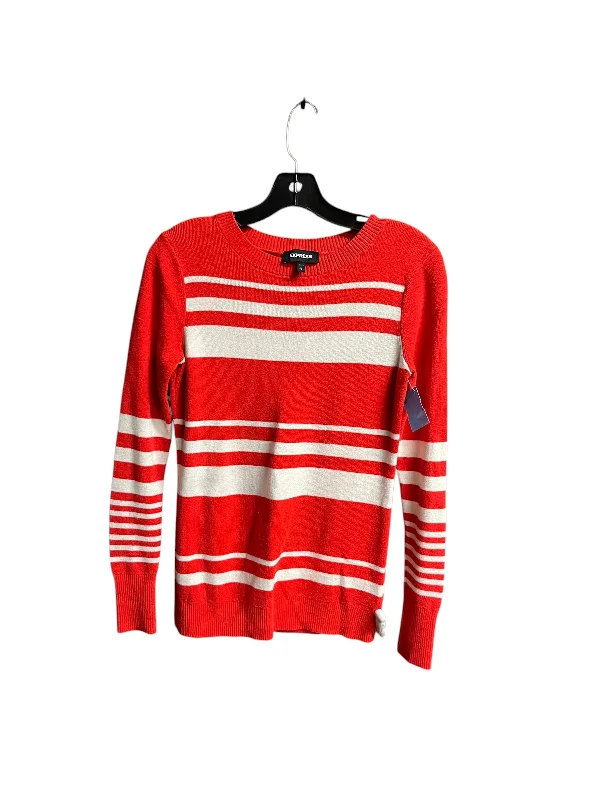 Men's Sweaters for Everyday WearSweater By Express In Red & White, Size: L