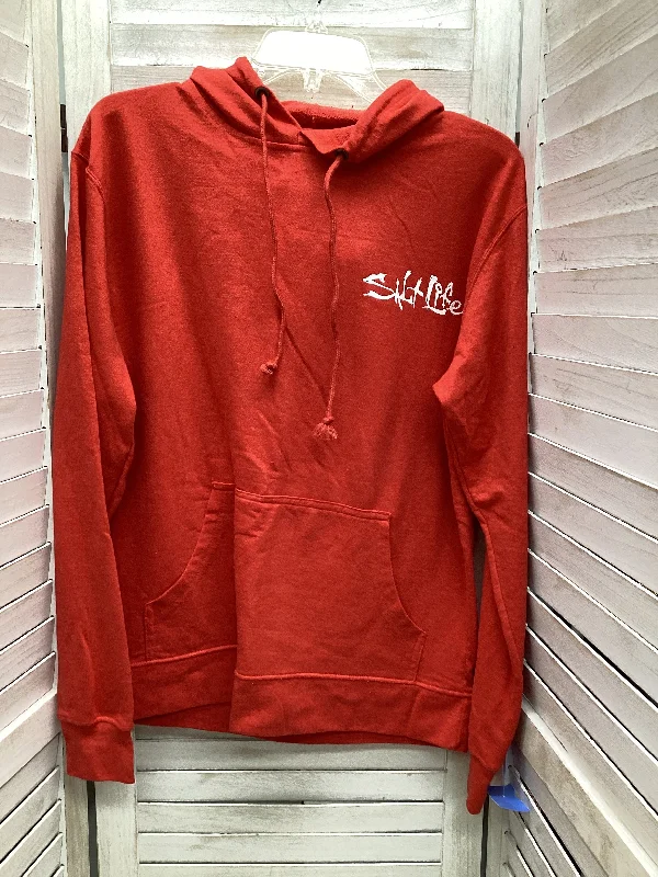 Men's Hoodies with Sublimated GraphicsSweatshirt Hoodie By Clothes Mentor In Red, Size: M Men's Hoodies with Sublimated GraphicsSweatshirt Hoodie By Clothes Mentor In Red, Size: M