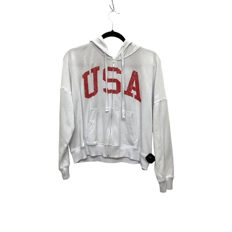Men's Hoodies for Everyday WearSweatshirt Hoodie By Workshop In White, Size: L