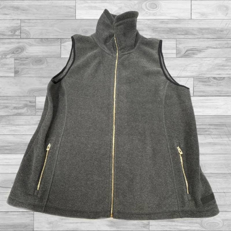 Men's Coats Made in the USAVest Sweater By Calvin Klein In Grey, Size: 3x