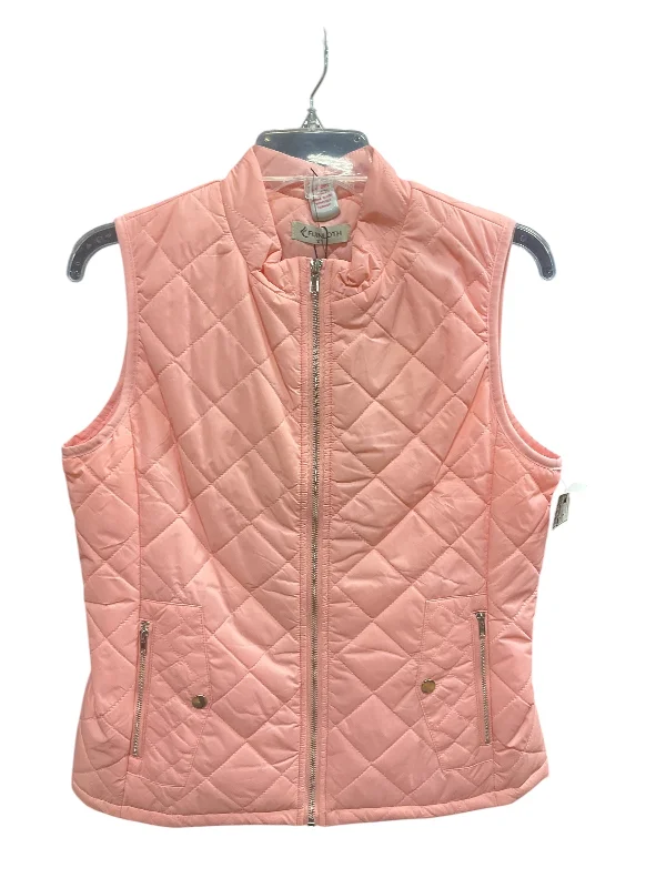 Men's Coats with Modern CutsVest Puffer & Quilted By Clothes Mentor In Pink, Size: S