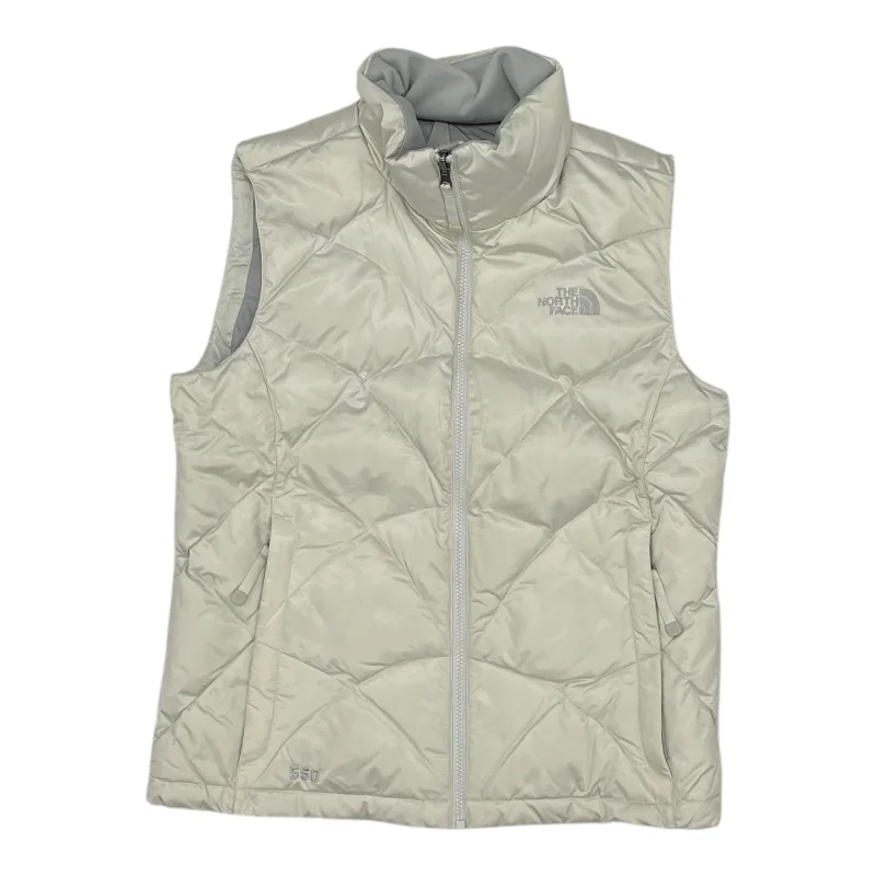 Men's Coats for SnowboardingVest Puffer & Quilted By The North Face In Cream, Size:M Men's Coats for SnowboardingVest Puffer & Quilted By The North Face In Cream, Size:M