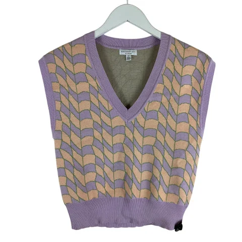Men's Coats for WorkVest Sweater By Current Air In Purple, Size: M