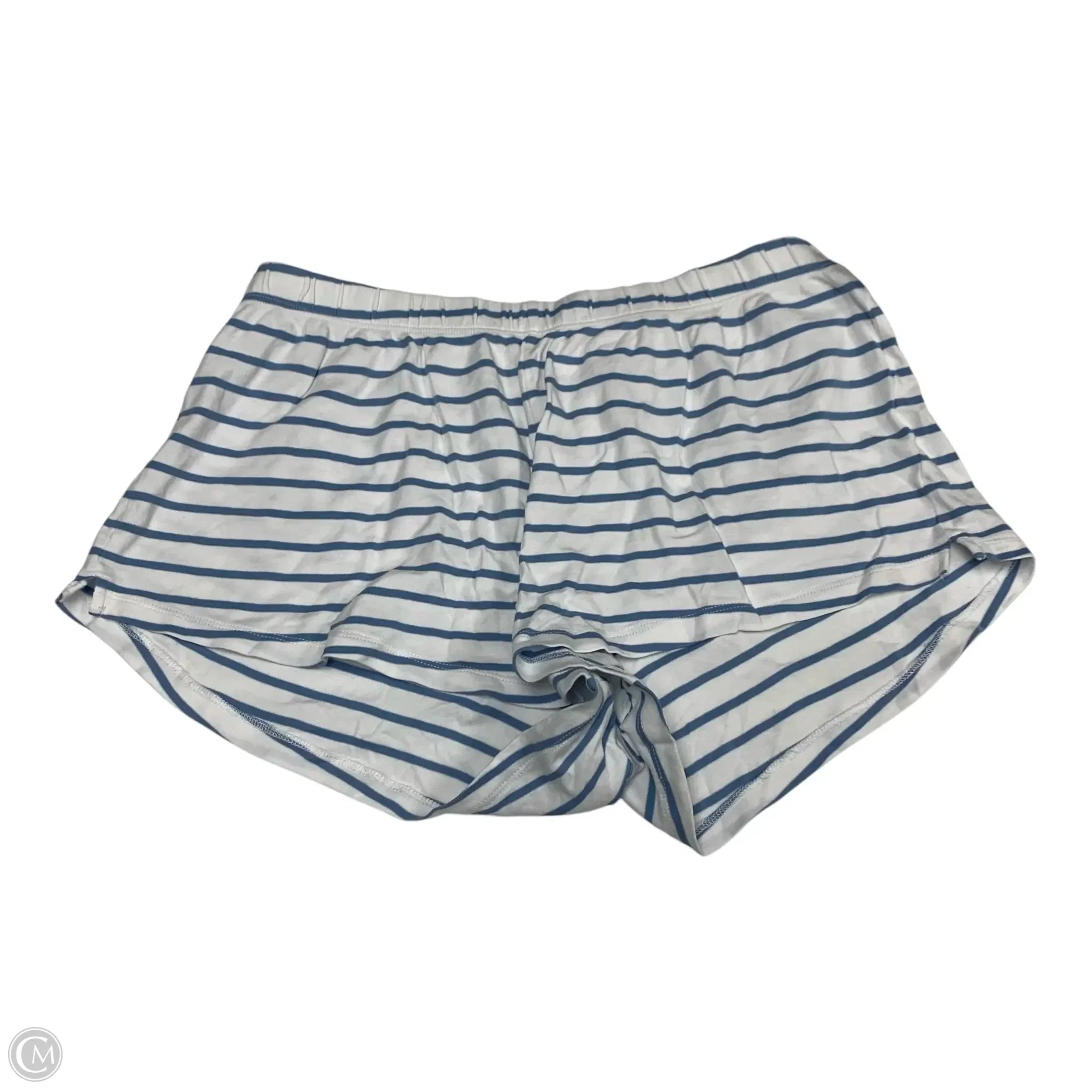 Summer-Appropriate Men's Lightweight ShortsShorts By Clothes Mentor In Blue & White, Size: L Summer-Appropriate Men's Lightweight ShortsShorts By Clothes Mentor In Blue & White, Size: L