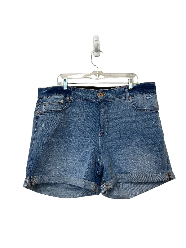 Comfort-Oriented Men's Lounge ShortsBlue Denim Shorts American Rag, Size 18w