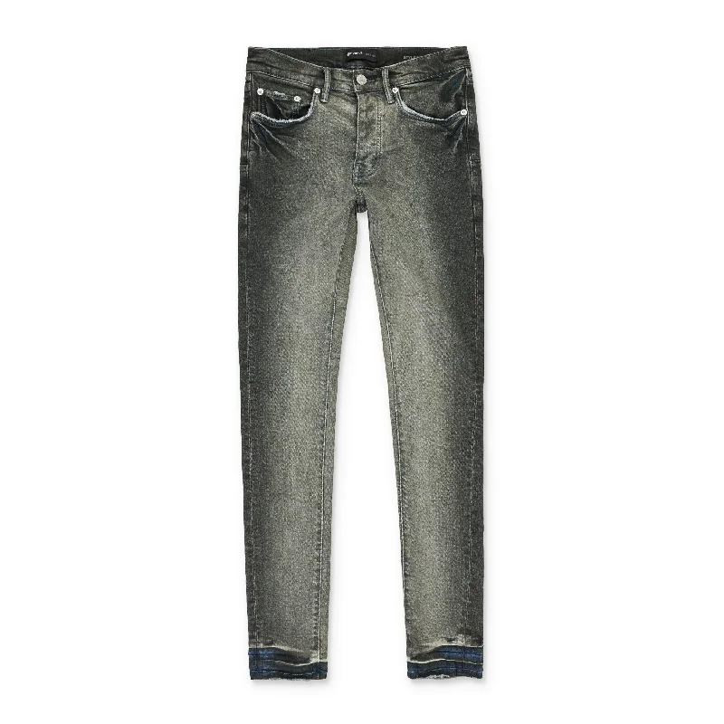 Casual Men's JeansWITH SIDE STRIPE FADED GUNMETAL SKINNY JEANS